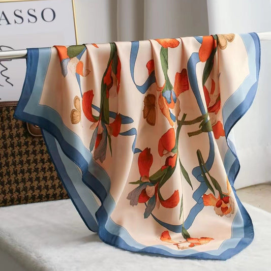 Intellectual Elegant Light Luxury Silk Scarf