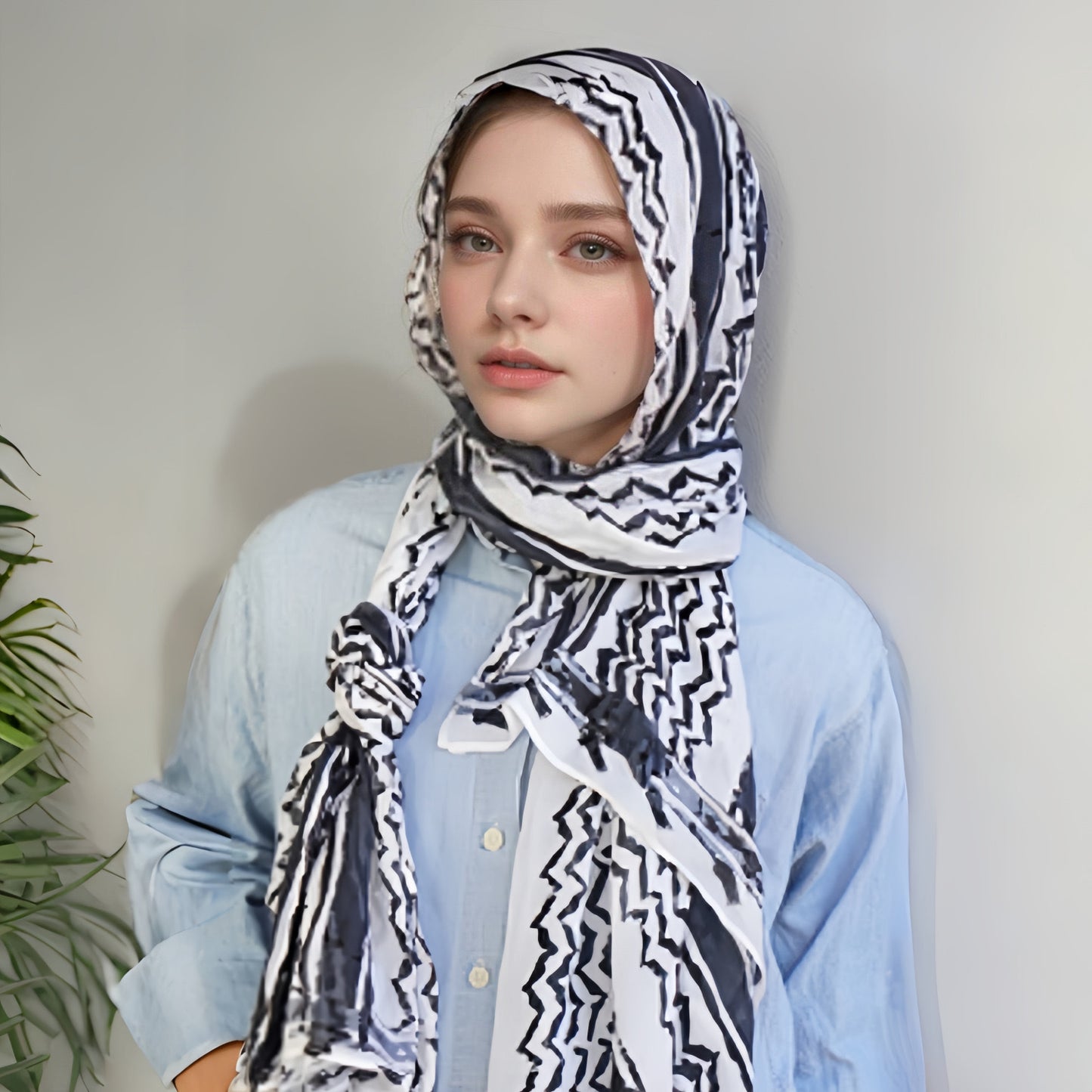 Creative Striped Scarf