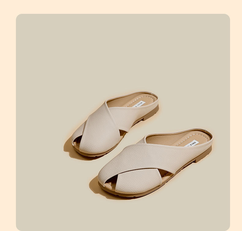 Closed Toe Half Slippers For Women