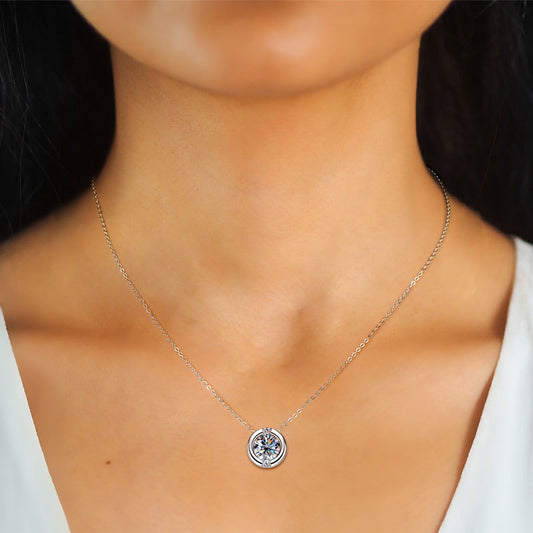 Moissanite Clavicle Chain