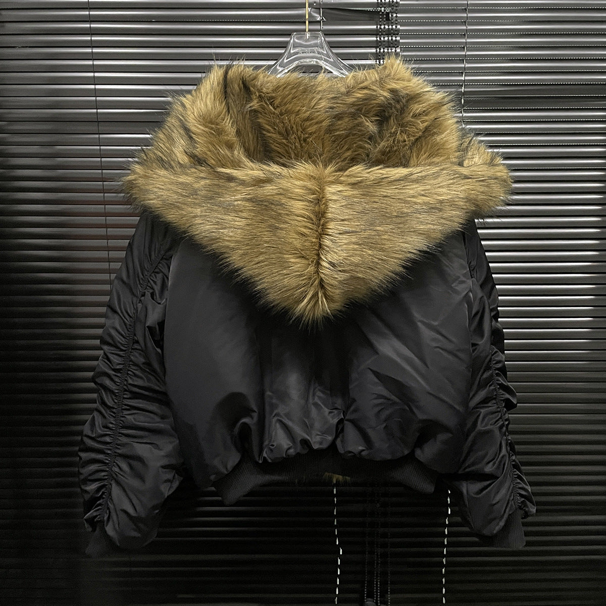 Big Fur Collar Coat
