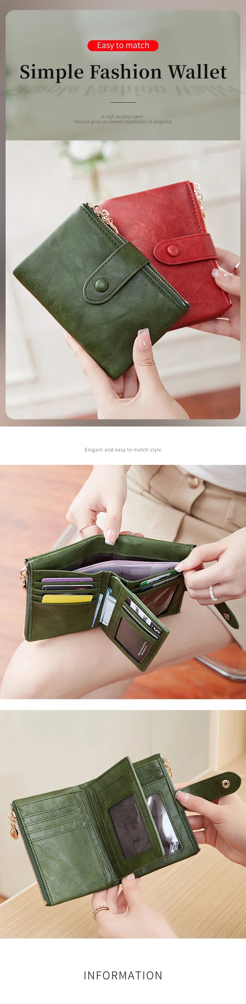 Minimalist Women's Wallet