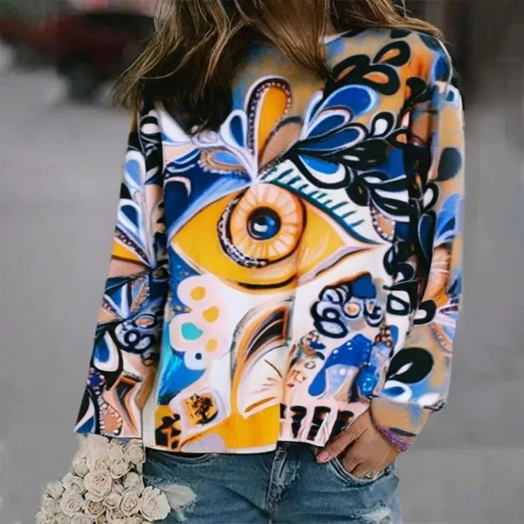 Digital Printed Women's Sweater