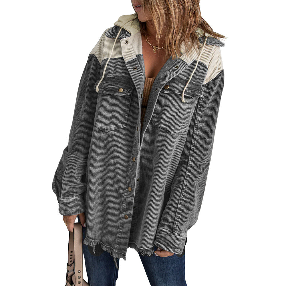 New Women's Cardigan Hooded Coat