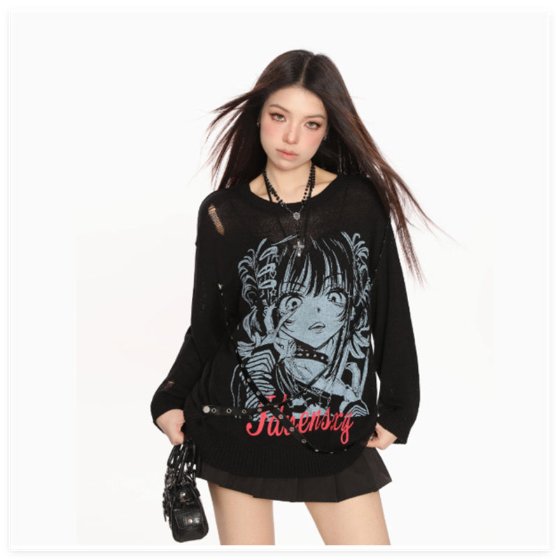 Ladies' Sweater Hoodie Top