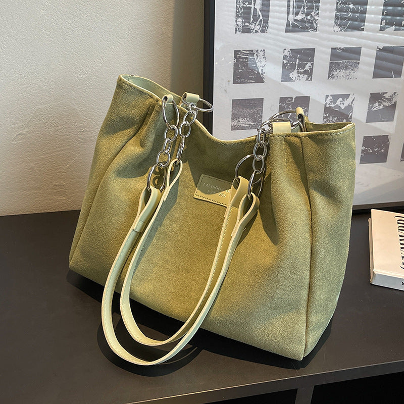 Casual Suede Large Capacity Bag