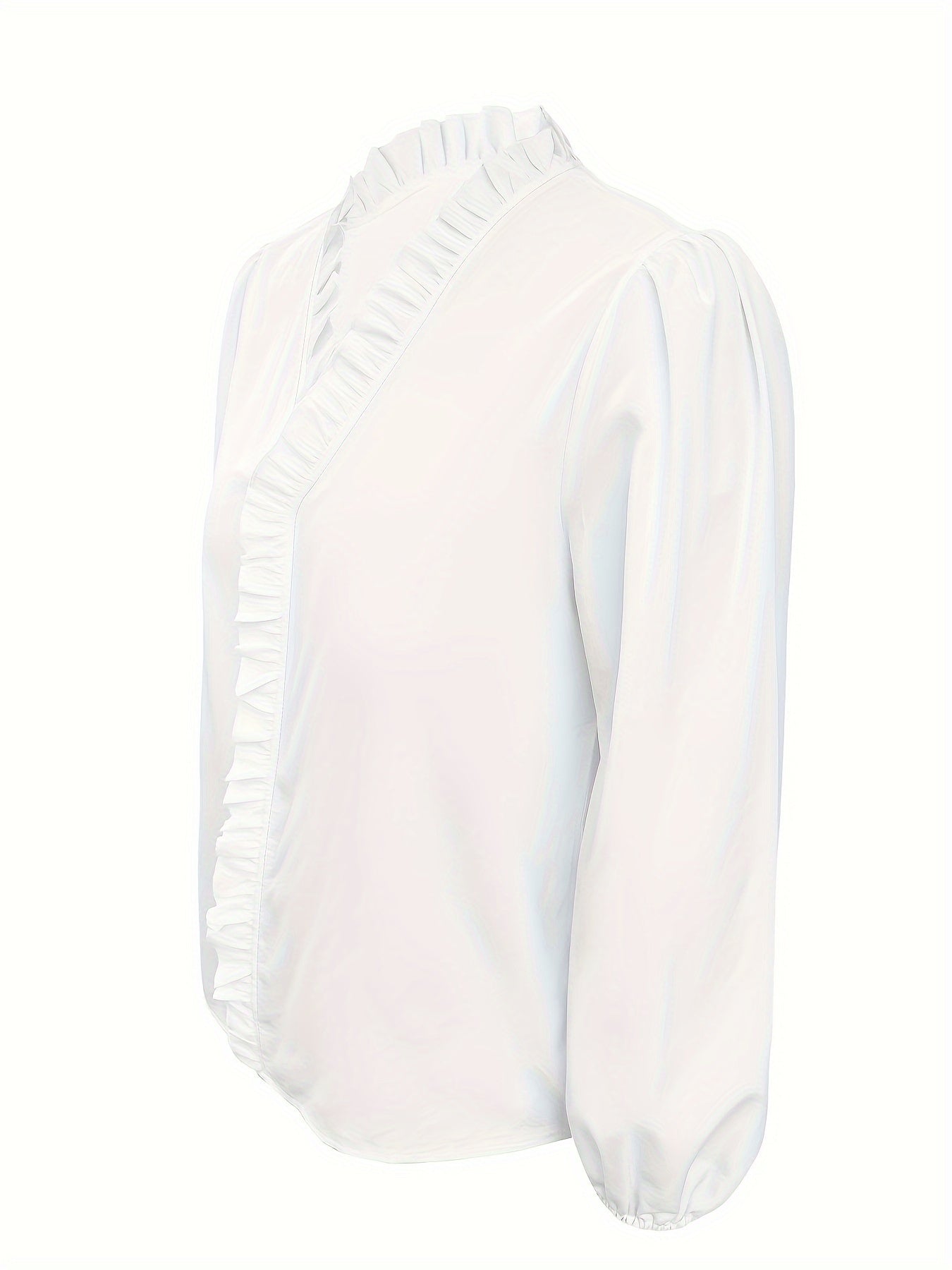 Women's Ruffled Casual Long-sleeved Shirt