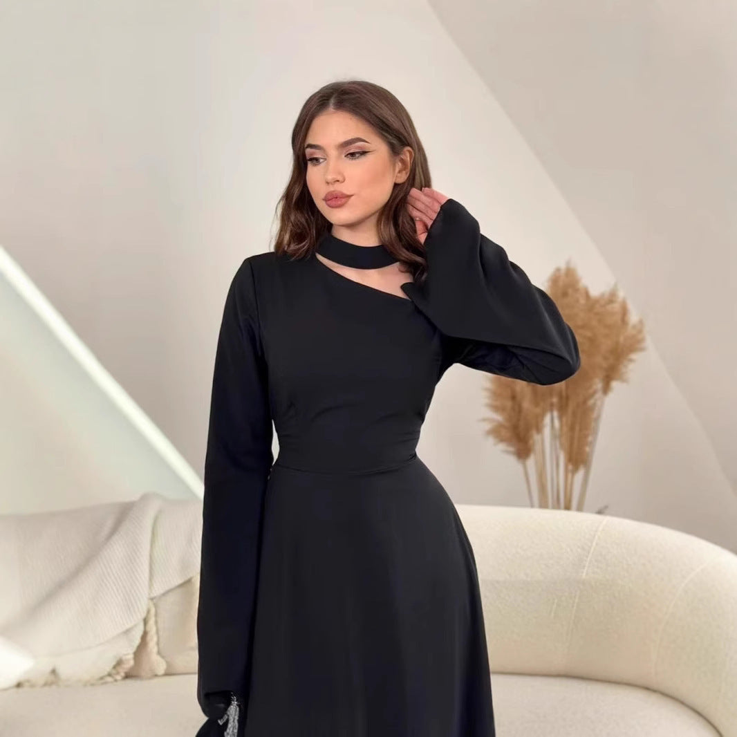 Long Sleeve Slim Fit Dress