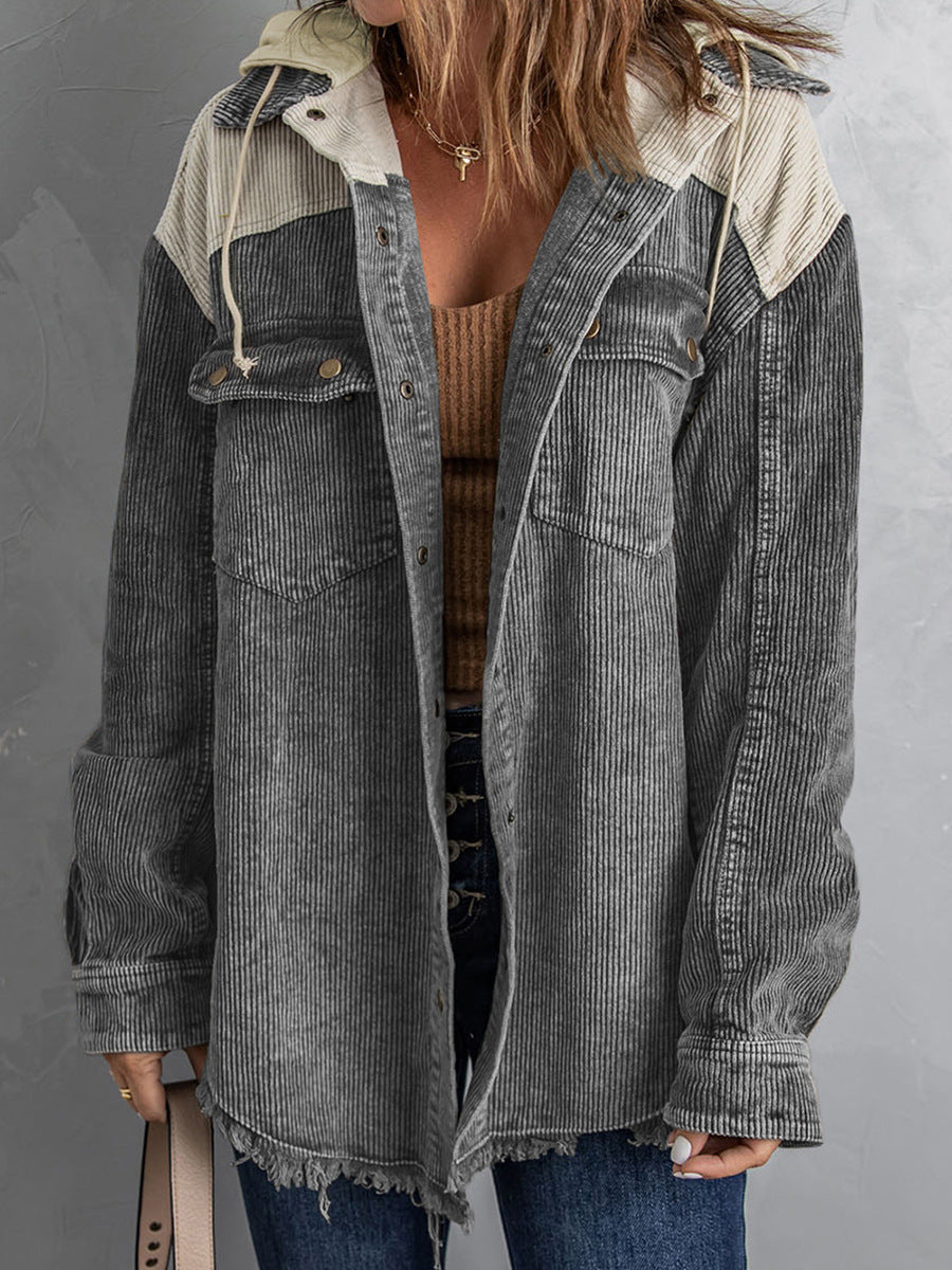 New Women's Cardigan Hooded Coat