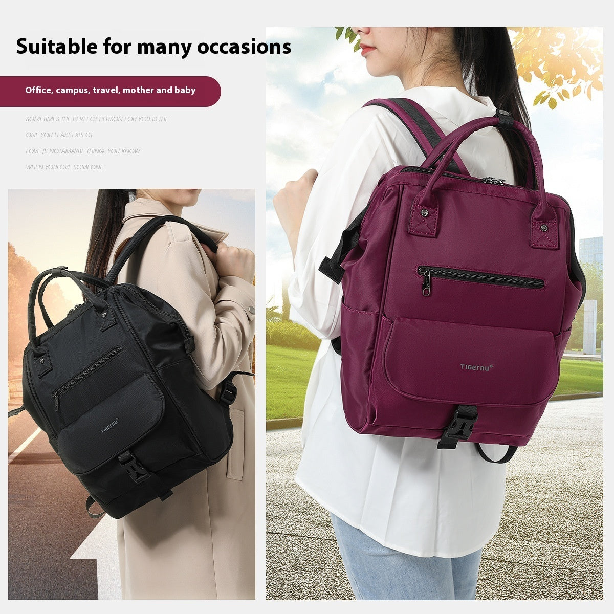 Large Capacity Diaper Bag