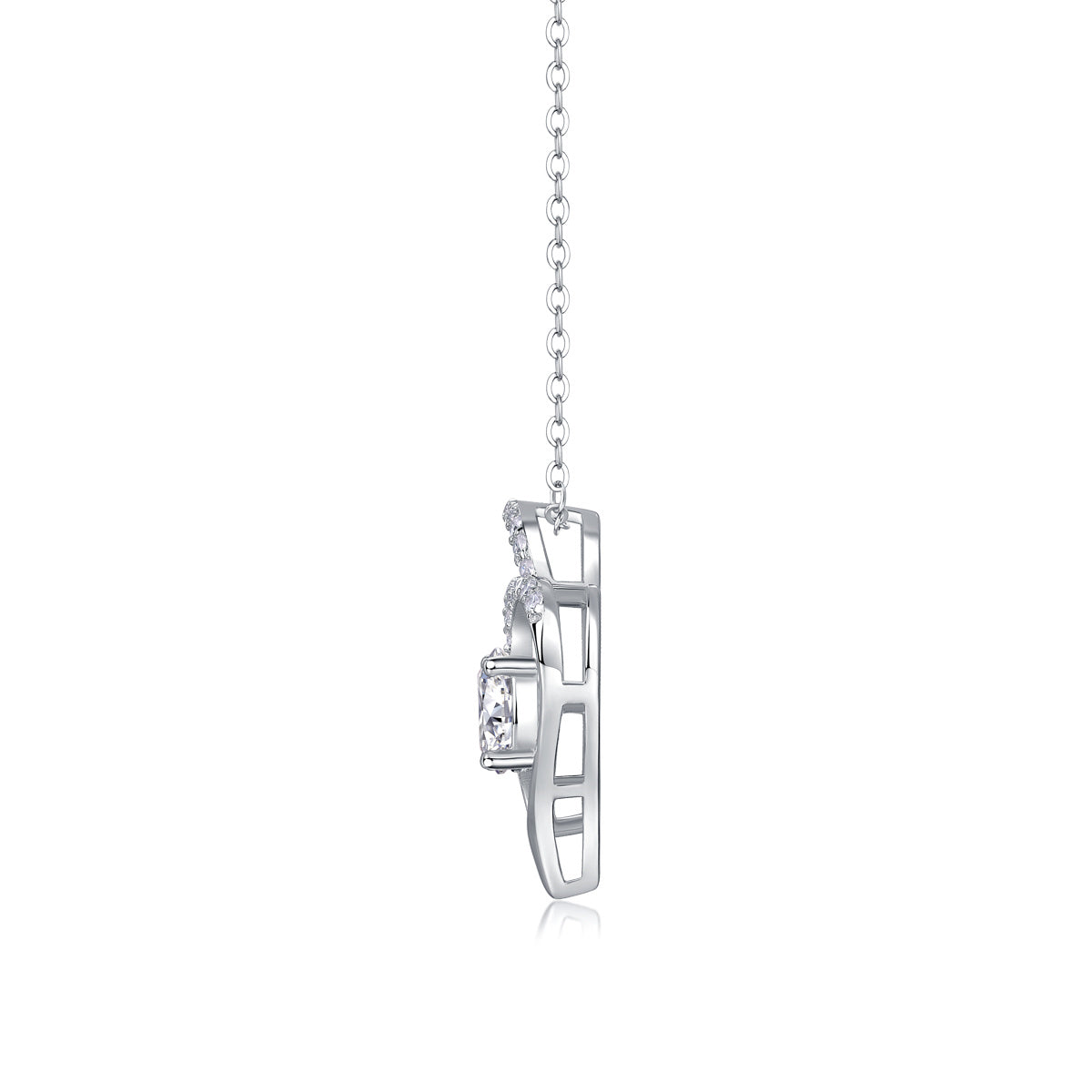 Heart To Heart Silver Ornaments