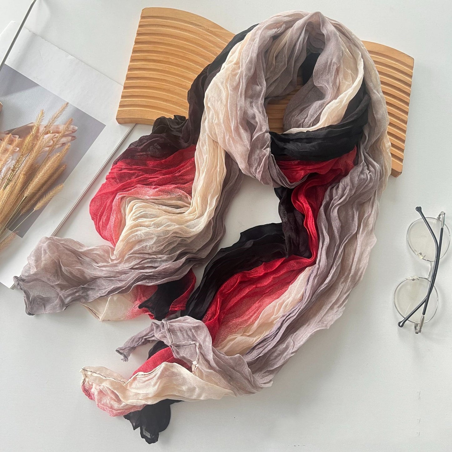 Matching Autumn And Winter Cotton And Linen Feel Long Strip
