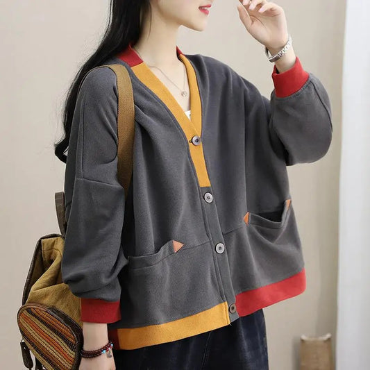 Korean Design Sense Of Niche Cardigan