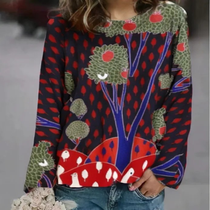 Digital Printed Women's Sweater
