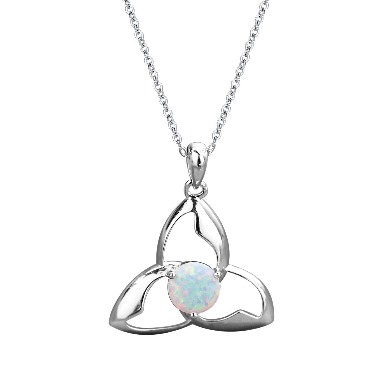 Round Opal Necklace