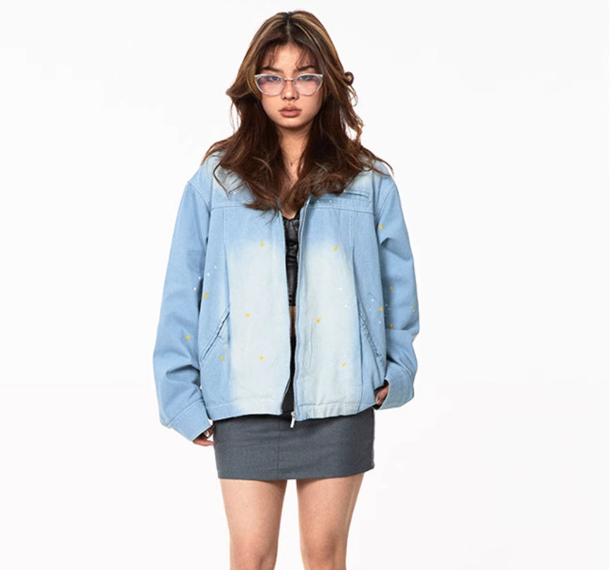 Splash Ink Denim Jacket