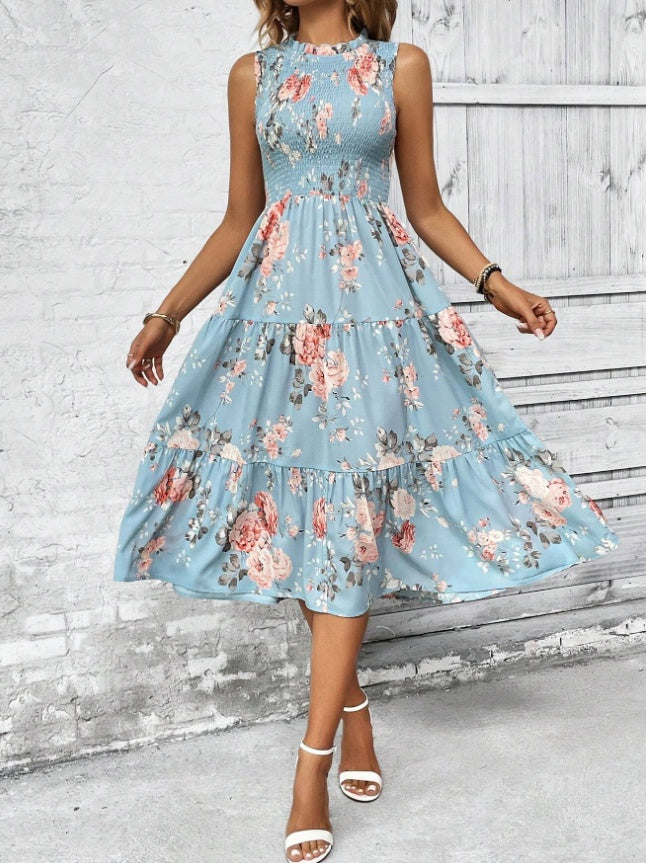 Floral Print Beach Outfits Women