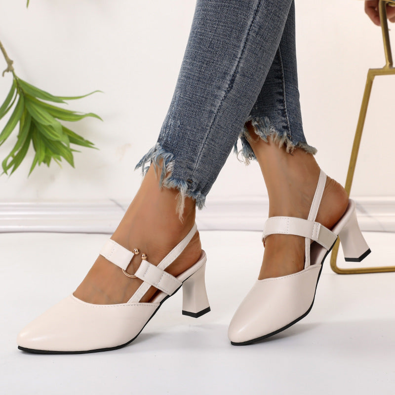 Mid Heel Women's Chunky Heels