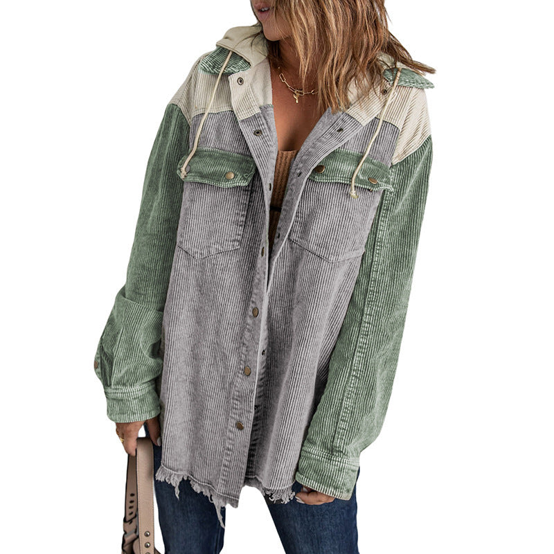 New Women's Cardigan Hooded Coat