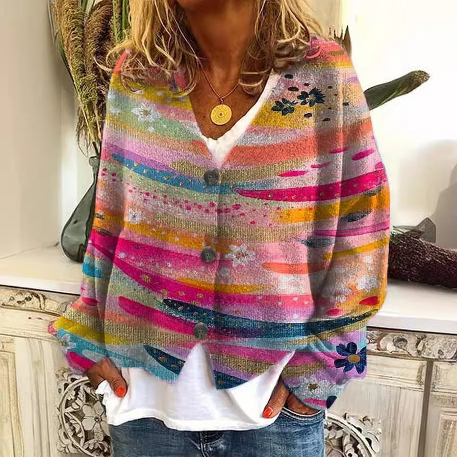 Printed Women's Sweater