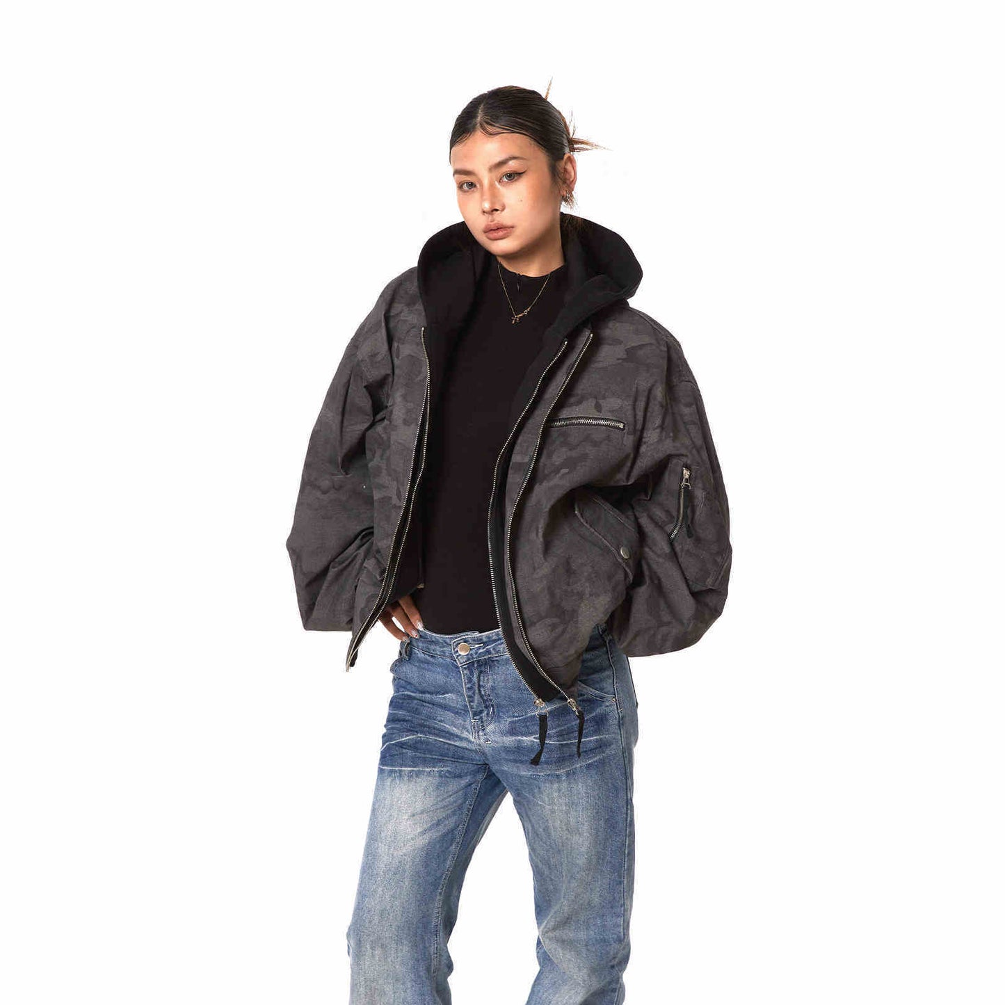 Camouflage Loose Jacket