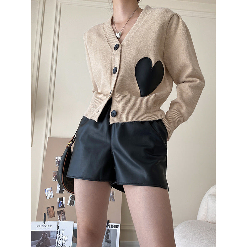 V-neck Knitted Cardigan