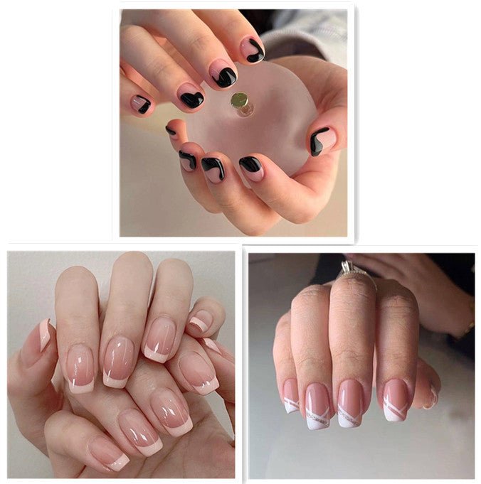 Oblique French Simple Wearing Manicure