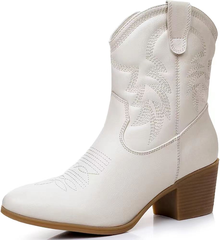 European And American Western Denim Boots