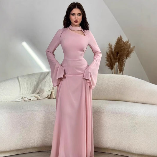 Long Sleeve Slim Fit Dress