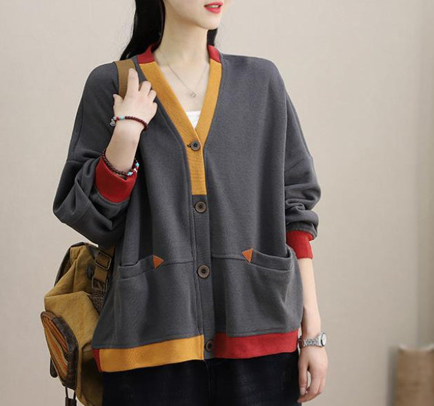 Korean Design Sense Of Niche Cardigan