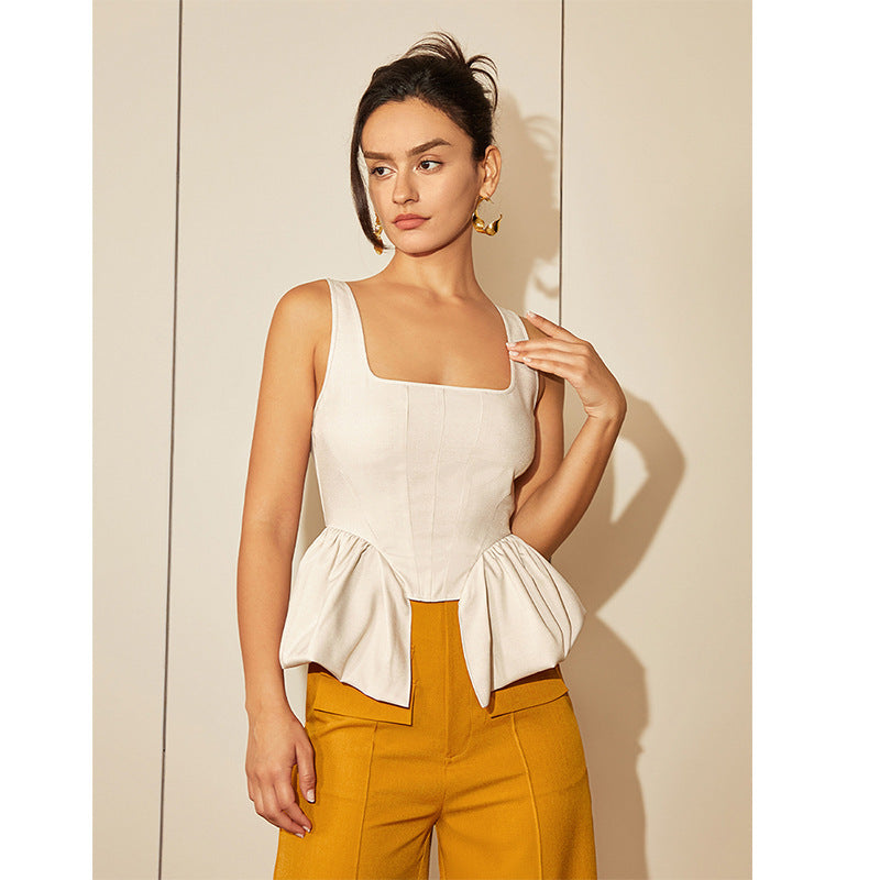 Women's Top Shirt Spaghetti-strap Vest
