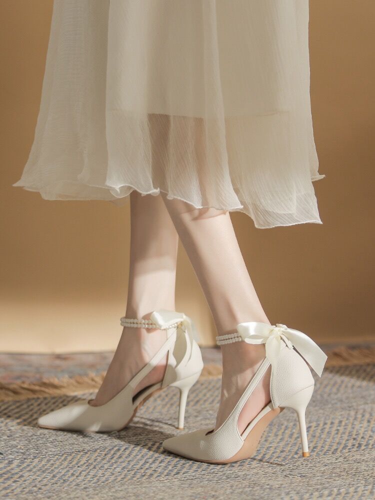 Bow Temperament Thin Shoes