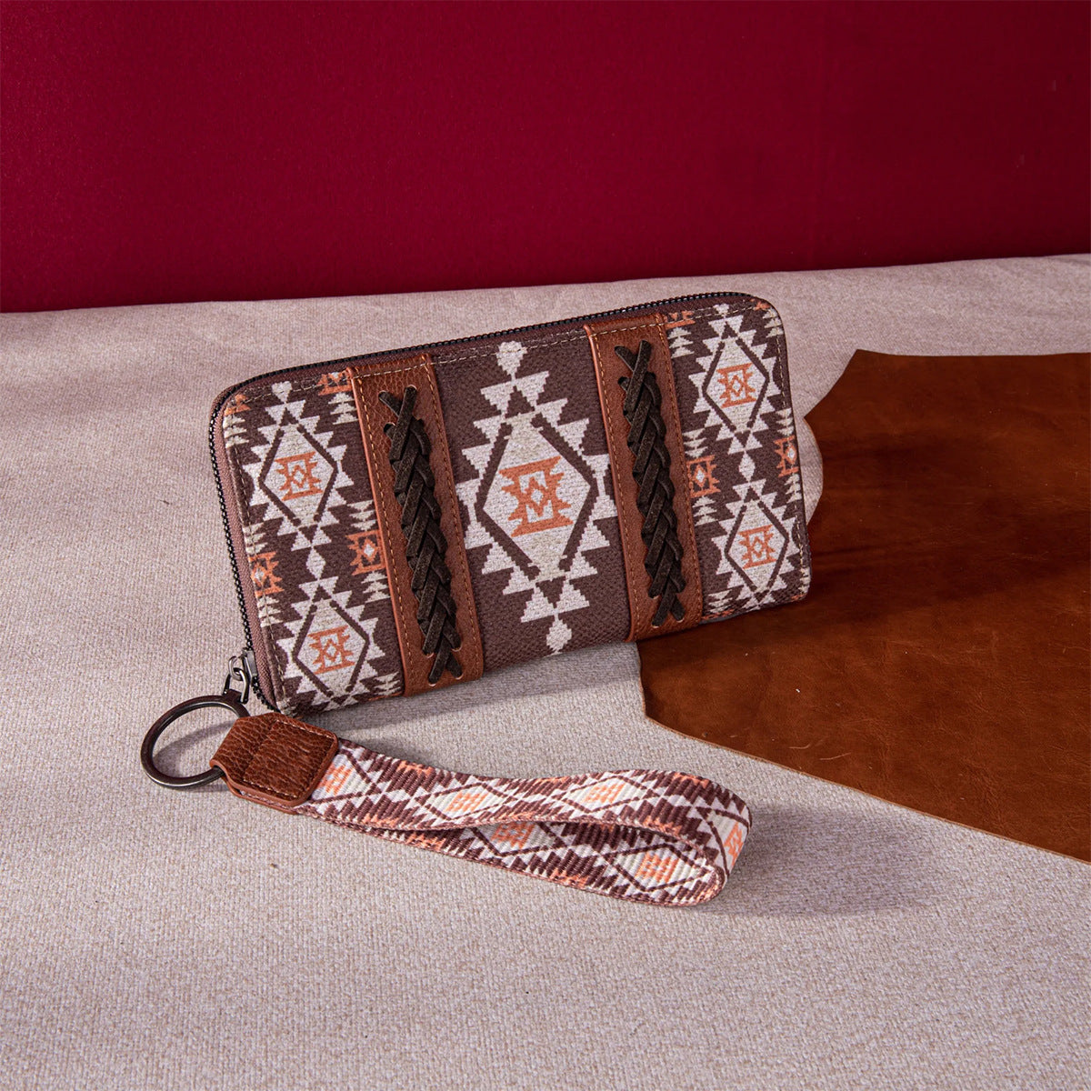 Vintage Cotton Wallet Card Holder