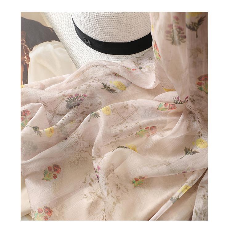 Plus-size Floral Chiffon Dress