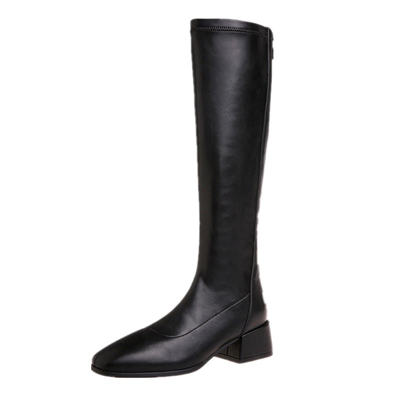 Long Velvet Boots