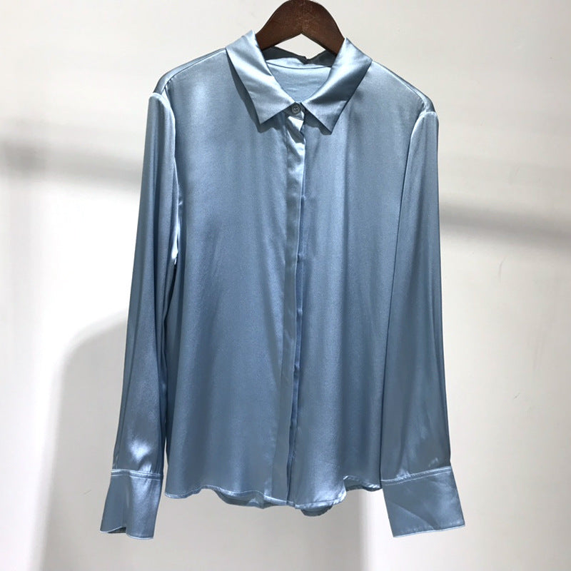 Women's Satin Silk Shirt