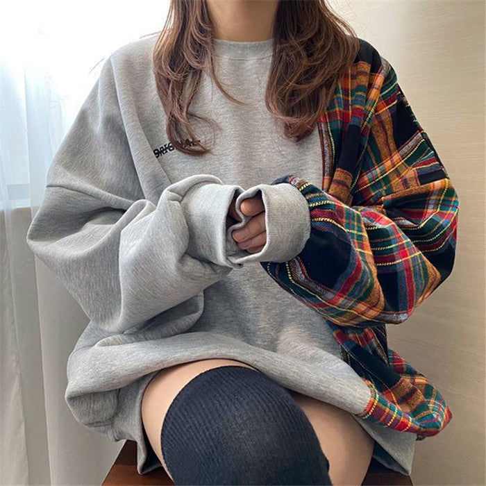 Sleeve Pullover Sweatshirt