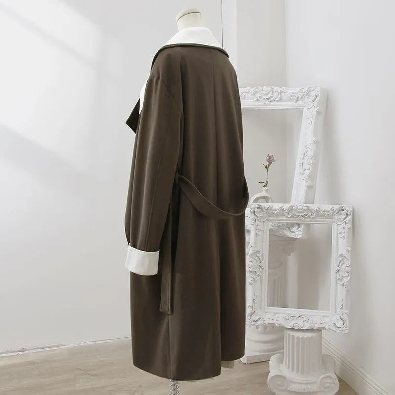 Double-layer Collar Overcoat
