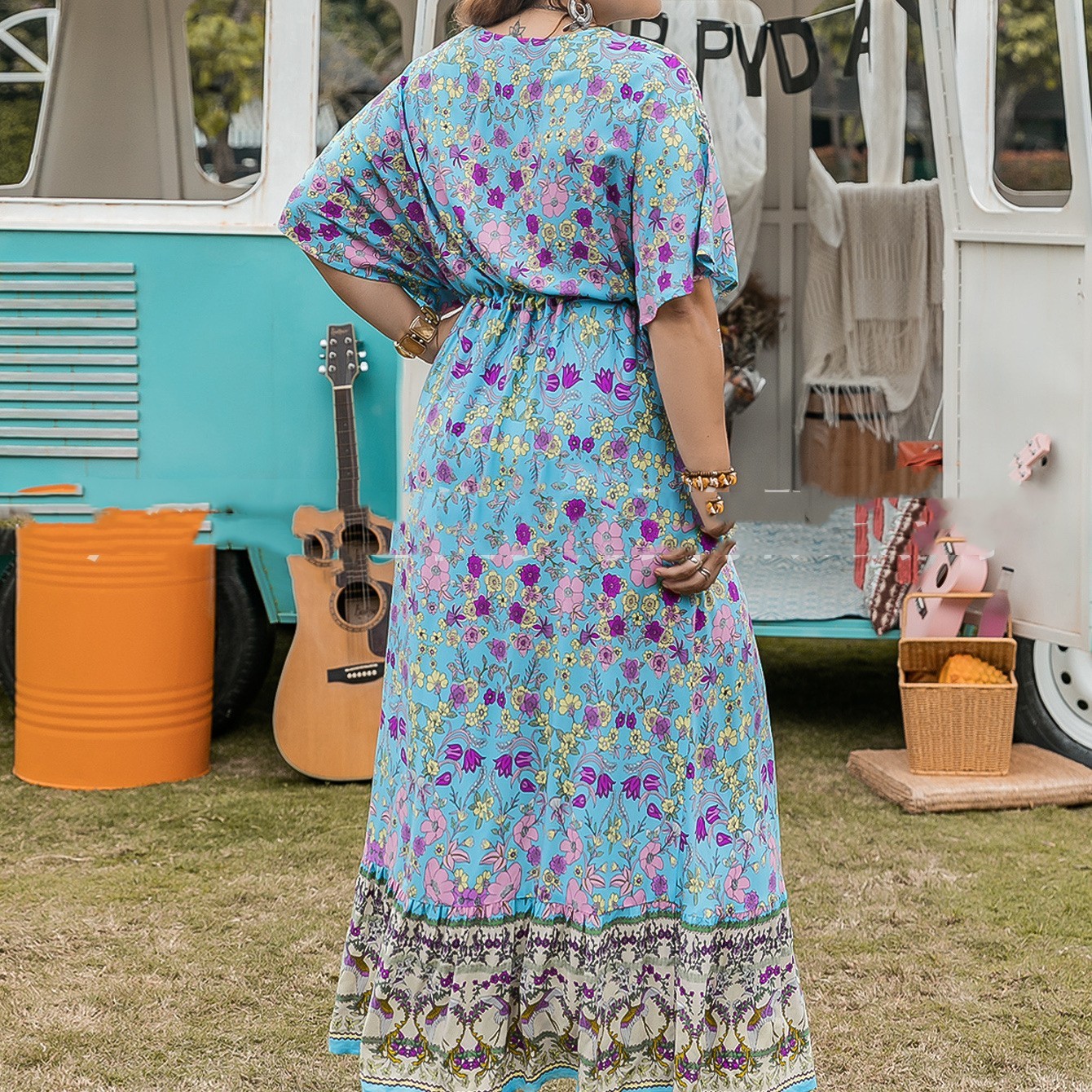 Leisure Vacation Women's Full-length Dress