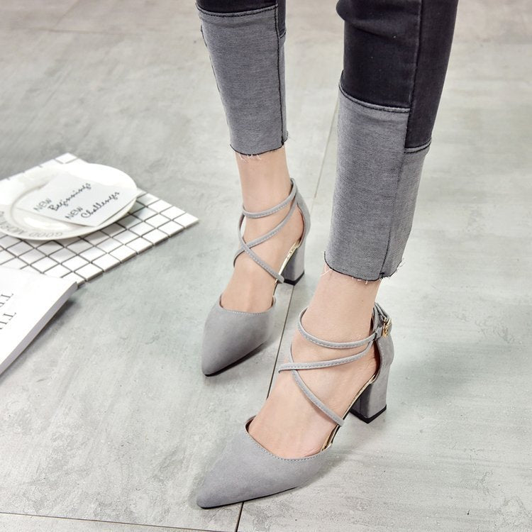 Korean Fashion High Heel Sandals