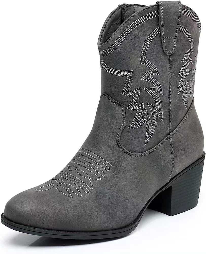 European And American Western Denim Boots