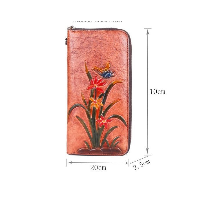 Retro Style Multiple Card Long Clutch