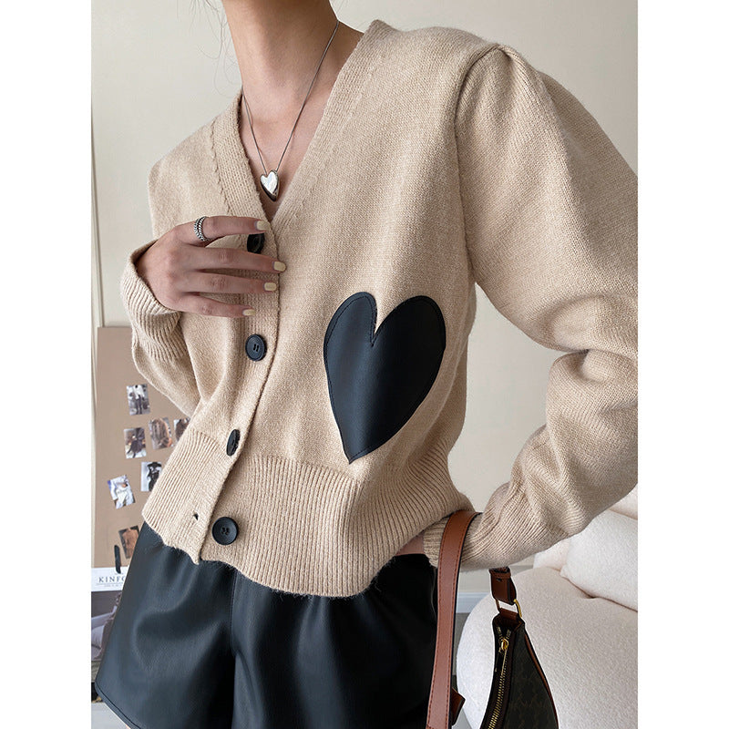V-neck Knitted Cardigan