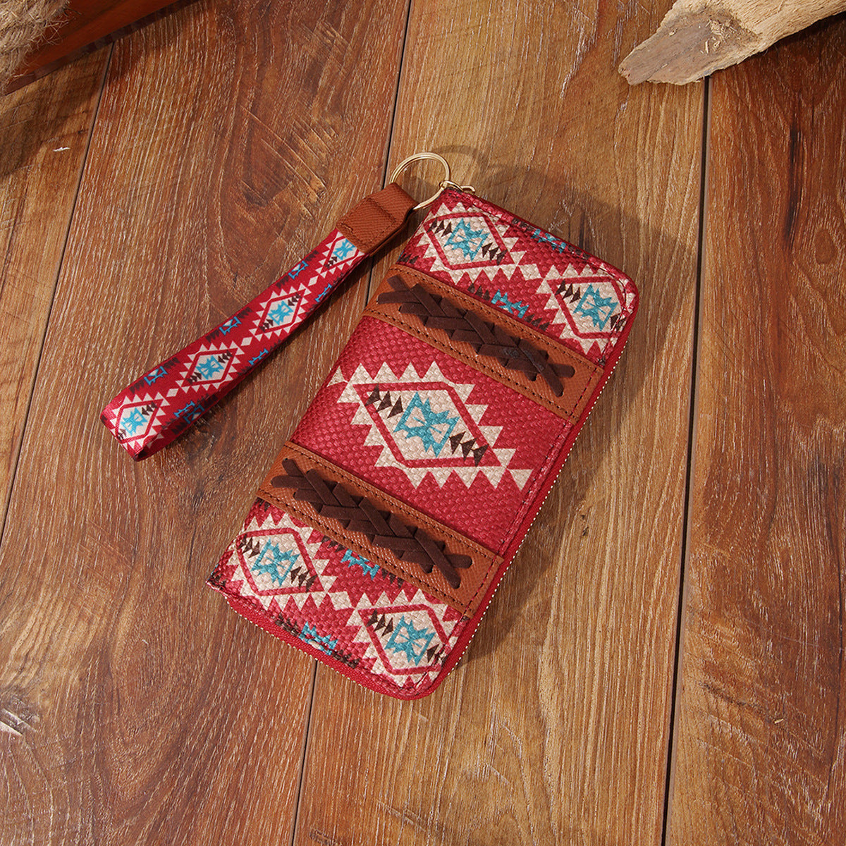Vintage Cotton Wallet Card Holder