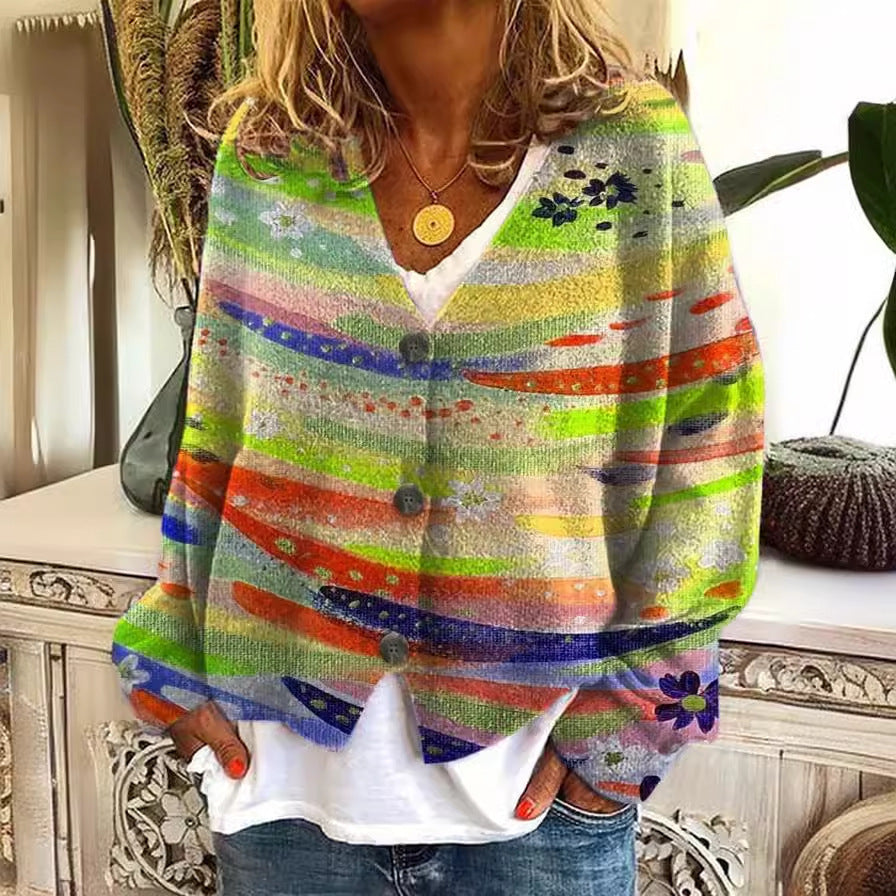 Printed Women's Sweater