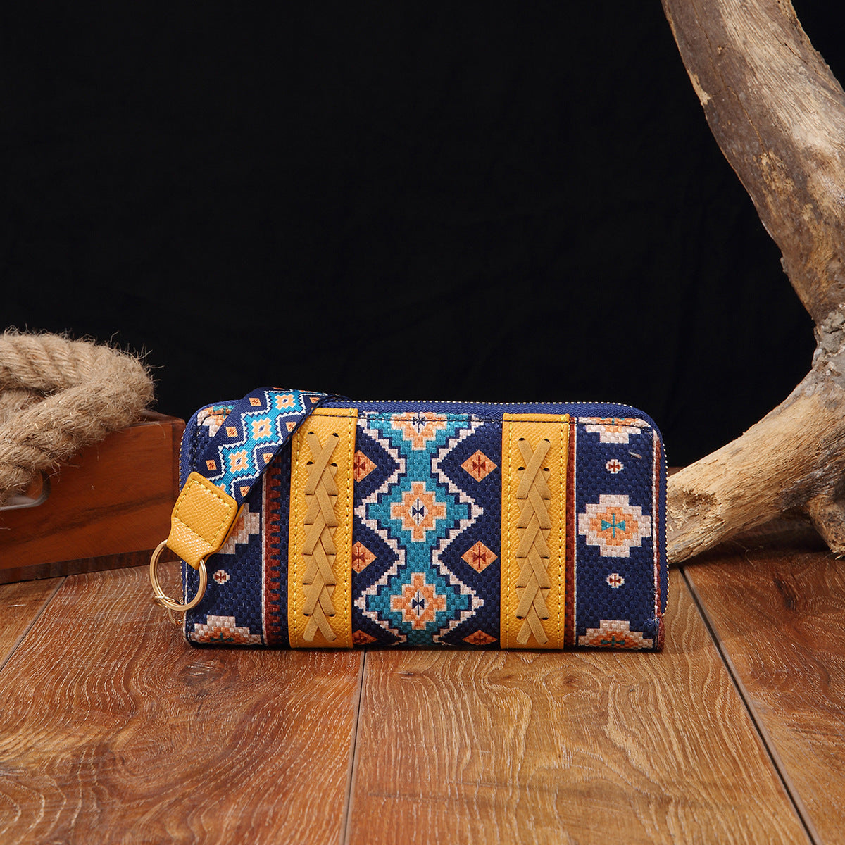 Vintage Cotton Wallet Card Holder