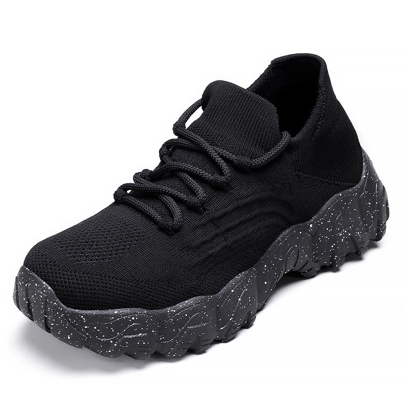 Women's Lace-up Flying Woven Shoes