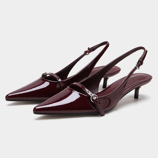 Slingback Strap Mules Shoes