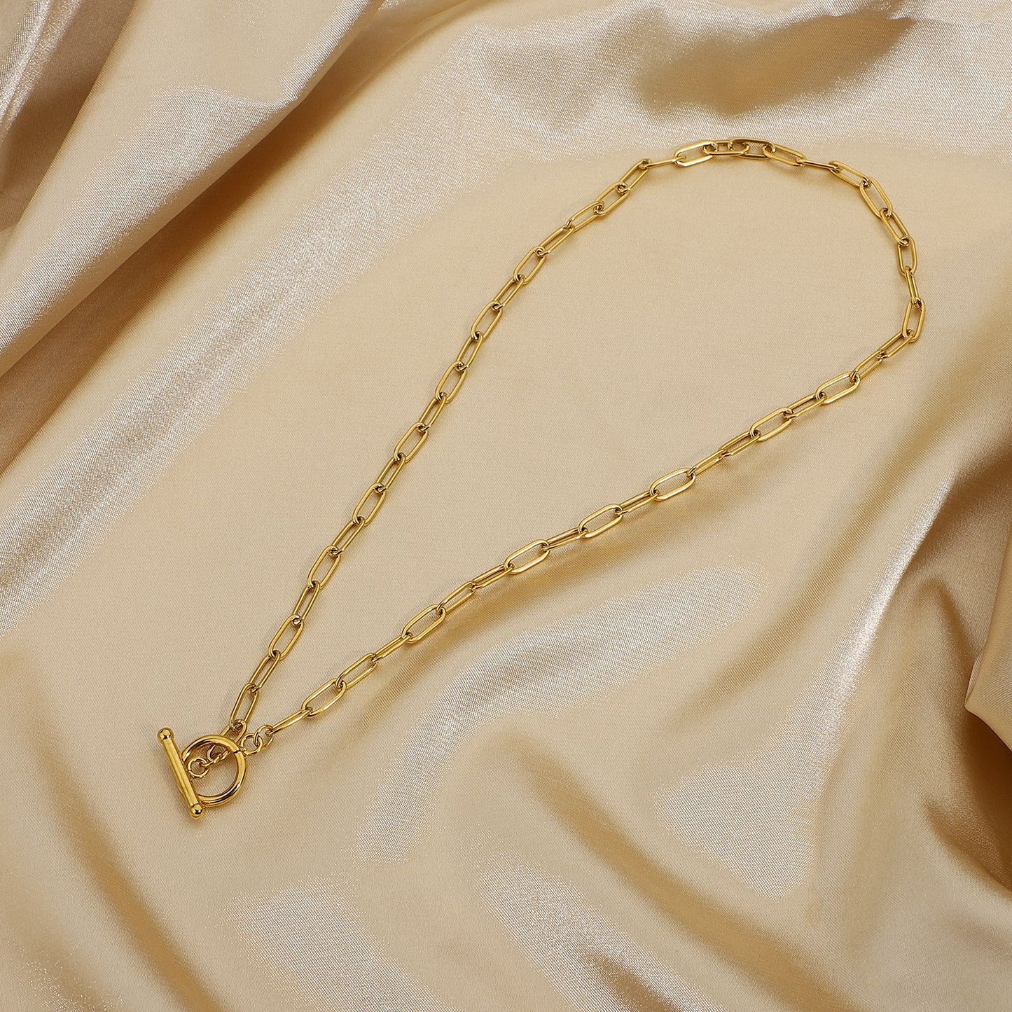Vacuum Gold Plated Stainless Steel Necklace