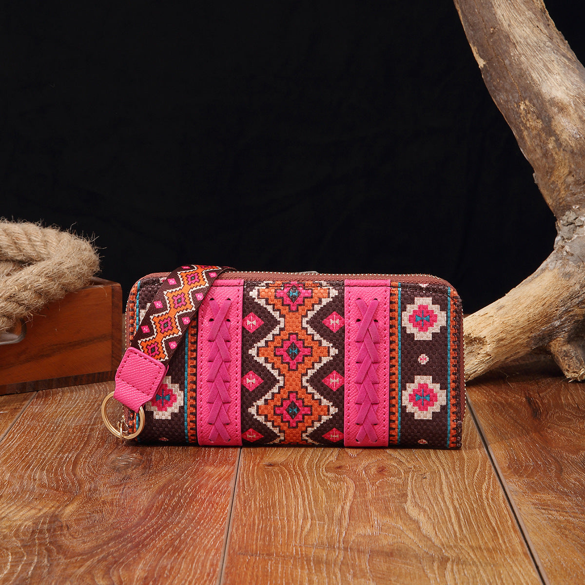 Vintage Cotton Wallet Card Holder
